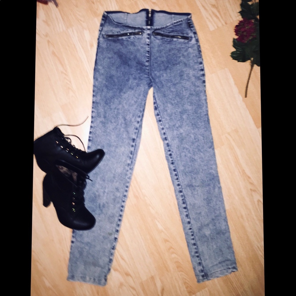 Vintage ZOOMP Acid Wash Jeans Size 4